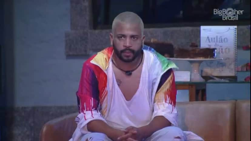 Projota na festa do líder João no BBB21 (Foto: Reprodução) Carla Diaz Projota na festa do líder João no BBB21 (Foto: Reprodução) Carla Diaz