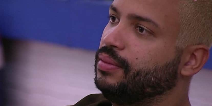 Projota foi desmascarado para Lumena após eliminação da sister do BBB21 (Foto: Reprodução) Projota foi desmascarado para Lumena após eliminação da sister do BBB21 (Foto: Reprodução)