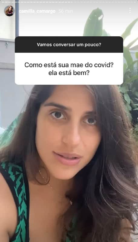 Camilla Camargo acabou falando sobre o estado de saúde de Zilu Godoi (Foto: Reprodução/ Instagram) Camilla Camargo acabou falando sobre o estado de saúde de Zilu Godoi (Foto: Reprodução/ Instagram)