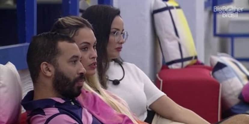 Sarah, Juliette e Gilberto no BBB21 (Foto: Reprodução) Sarah, Juliette e Gilberto no BBB21 (Foto: Reprodução)