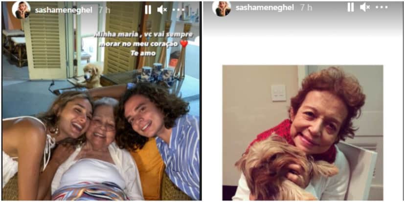Sasha Meneghel se declarou para Maria do Rosária, sua babá na infância e grande pessoa que esteve ao lado de Xuxa (Foto: Reprodução) Sasha Meneghel se declarou para Maria do Rosária, sua babá na infância e grande pessoa que esteve ao lado de Xuxa (Foto: Reprodução)