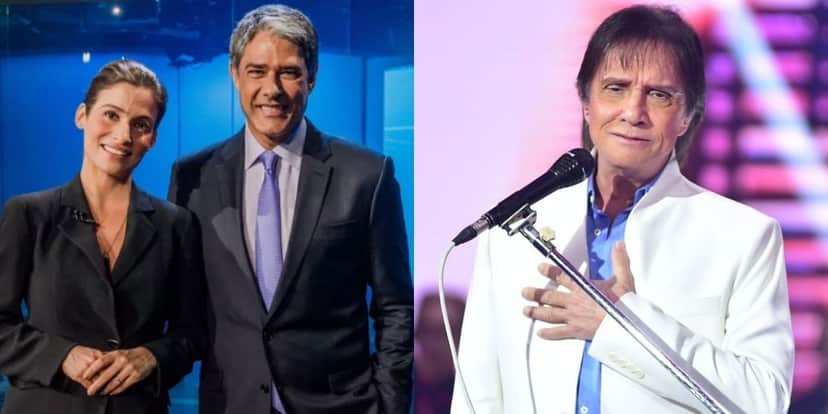 Roberto Carlos vira notícia urgente no Jornal Nacional de Renata Vasconcellos e William Bonner, tem doença cruel exposta e comunicado da equipe confirma: "Grave" Roberto Carlos vira notícia urgente no Jornal Nacional de Renata Vasconcellos e William Bonner, tem doença cruel exposta e comunicado da equipe confirma: "Grave"