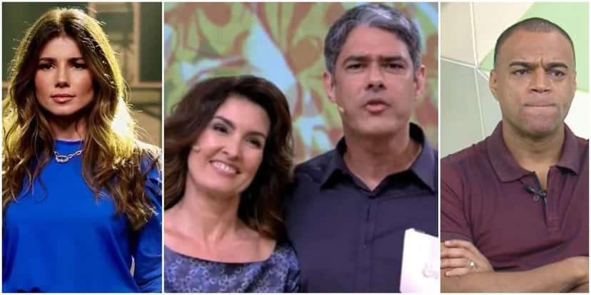Paula Fernandes, Fátima Bernardes, William Bonner e Denílson são destaques no TV Foco (Foto: Reprodução) Paula Fernandes, Fátima Bernardes, William Bonner e Denílson são destaques no TV Foco (Foto: Reprodução)