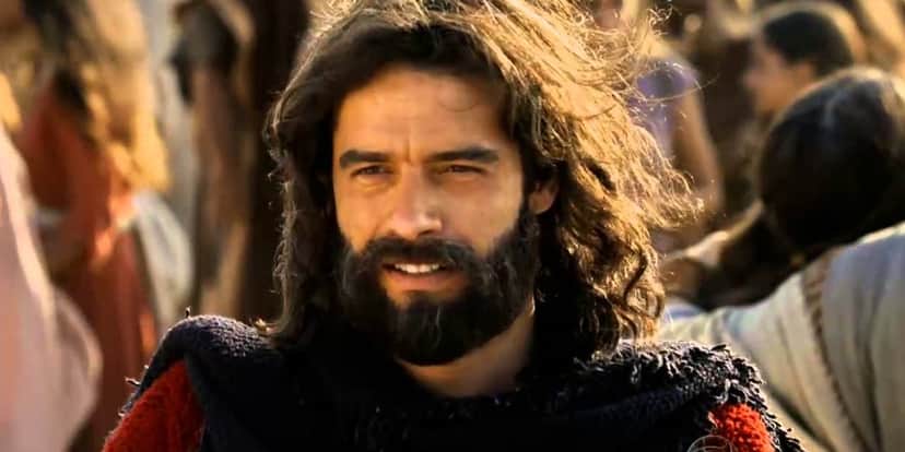 Guilherme Winter é Moisés em "Os Dez Mandamentos" (Foto: Reprodução/ RecordTV)