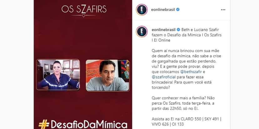 Após dizer que Beth Szafir é mentirosa, Luciano Szafir diz que mãe tem bafo e expõe quebra-pau: "Acabou comigo" Após dizer que Beth Szafir é mentirosa, Luciano Szafir diz que mãe tem bafo e expõe quebra-pau: "Acabou comigo"