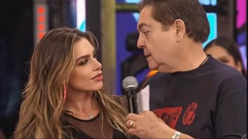 Faustão e ex-bailarina Faustão e ex-bailarina