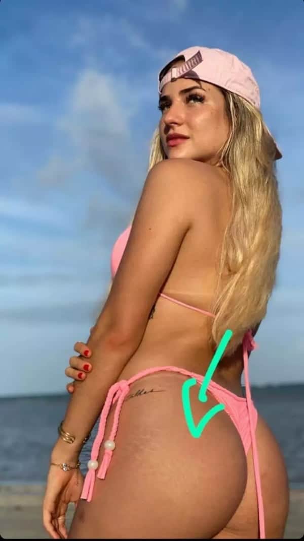 Gabi Martins surgiu com marca de estrias em foto na praia (Imagem: Reprodução) Gabi Martins surgiu com marca de estrias em foto na praia (Imagem: Reprodução)