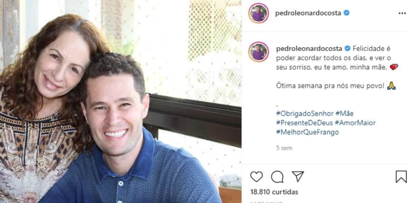 Pedro Leonardo, após ser rejeitado pelo pai, expõe estado da mãe pela primeira vez e gera choque: "Todos os dias" Pedro Leonardo, após ser rejeitado pelo pai, expõe estado da mãe pela primeira vez e gera choque: "Todos os dias"