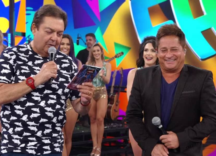 Faustão convoca Leonardo para estreia na Band - Reprodução Faustão convoca Leonardo para estreia na Band - Reprodução