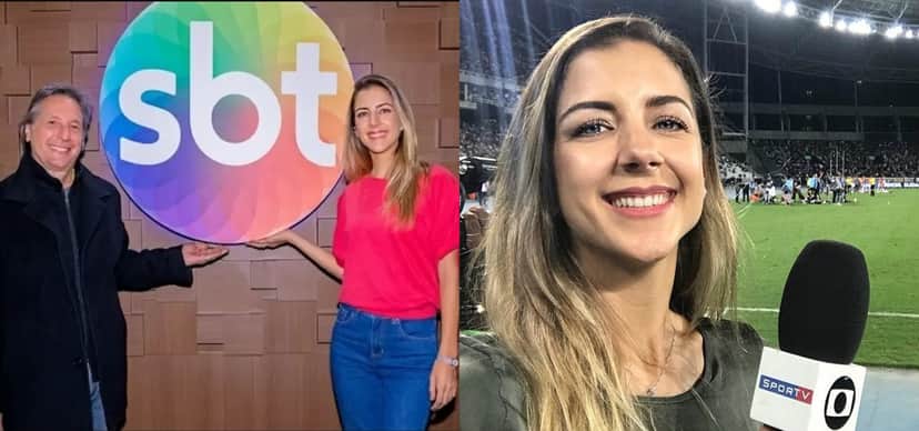 Domitila Becker é a nova contratada do SBT (Foto: Montagem/TV Foco) Domitila Becker é a nova contratada do SBT (Foto: Montagem/TV Foco)
