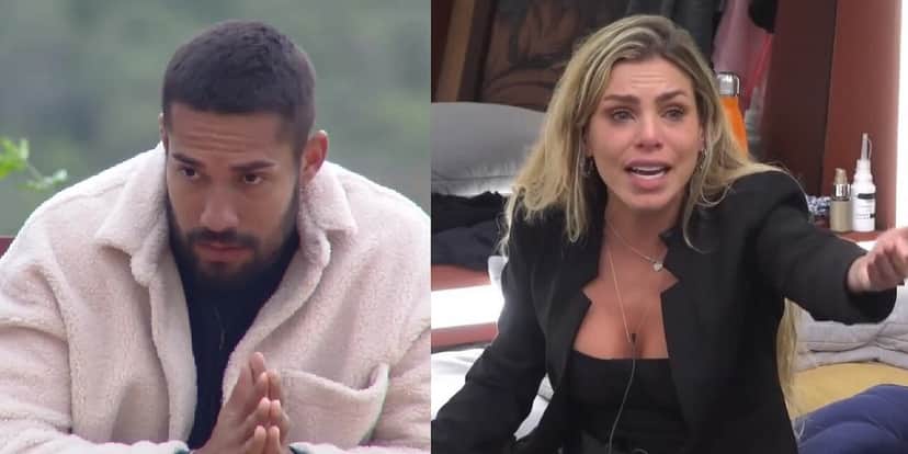Erika se irrita com atitude de Bil (Foto: Reprodução/Record TV) Erika se irrita com atitude de Bil (Foto: Reprodução/Record TV)