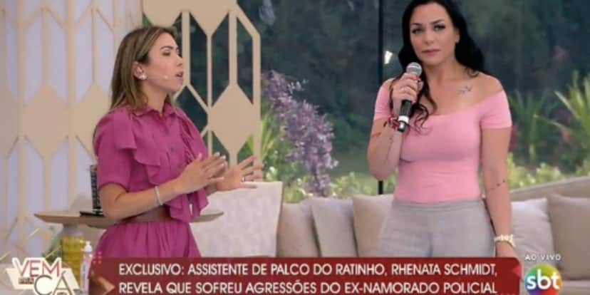 De acordo com assistente de Ratinho, ex-namorado não aceitou o fim (Reprodução) De acordo com assistente de Ratinho, ex-namorado não aceitou o fim (Reprodução)