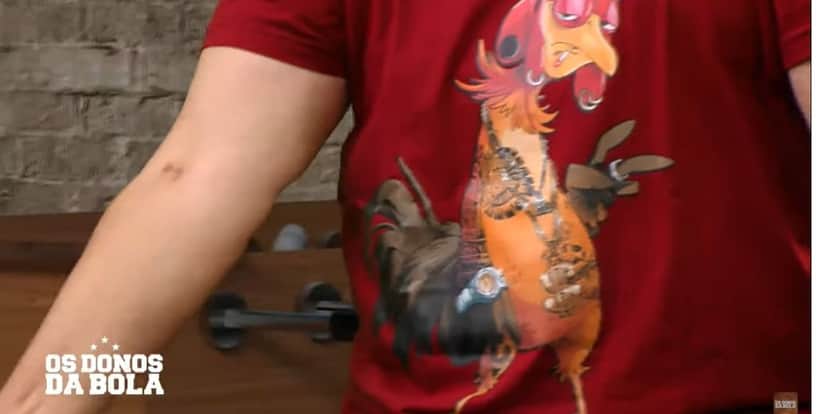 Neto interrompe Donos da Bola, confirma perda de parte do corpo e expõe sequelas ao vivo na Band: "Um monte"
