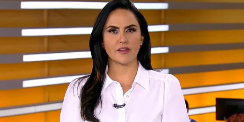 Carla no Fala Brasil, da Record (Foto: Divulgação) Carla no Fala Brasil, da Record (Foto: Divulgação)
