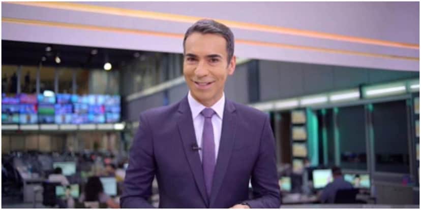 O jornalista César Tralli surpreendeu na Globo - Foto: Reprodução O jornalista César Tralli surpreendeu na Globo - Foto: Reprodução