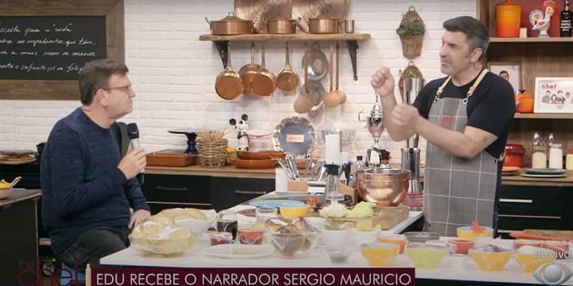 "Tive um acidente", Edu Guedes perde o chão no The Chef e expõe perda de movimentos na Band: "Eu não sinto" "Tive um acidente", Edu Guedes perde o chão no The Chef e expõe perda de movimentos na Band: "Eu não sinto"