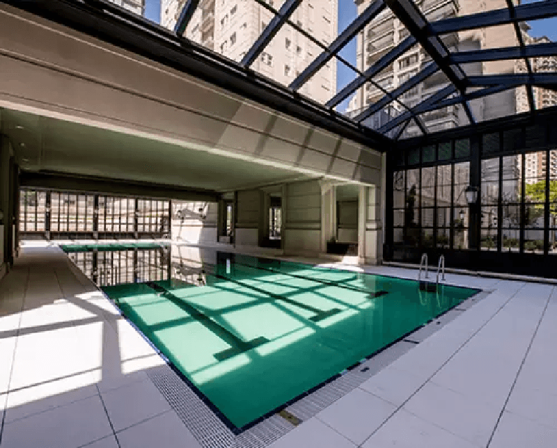 Piscina do prédio de Fausto Silva (Foto: Divulgação) Piscina do prédio de Fausto Silva (Foto: Divulgação)
