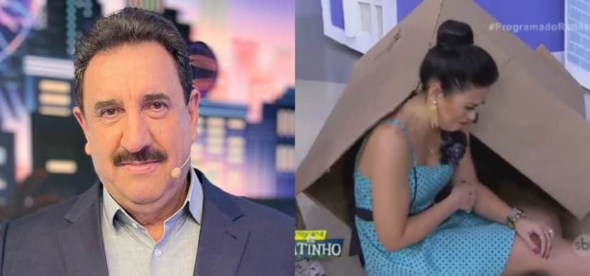 Ratinho e Milene Pavorô no SBT Ratinho e Milene Pavorô no SBT