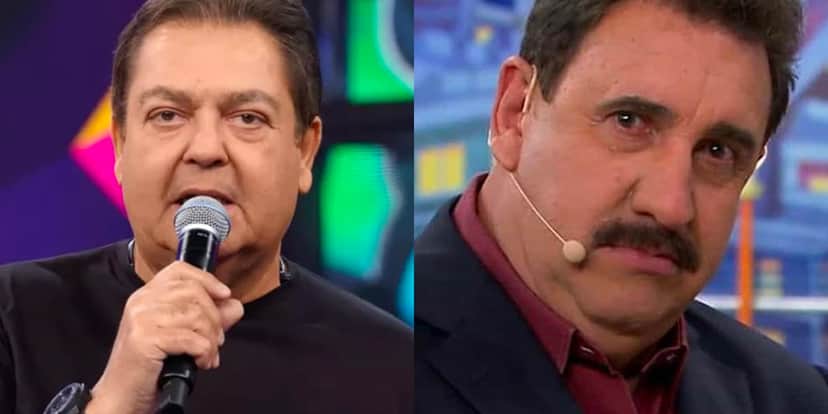 Faustão e Ratinho serão concorrentes em breve (Foto: Reprodução) Faustão e Ratinho serão concorrentes em breve (Foto: Reprodução)