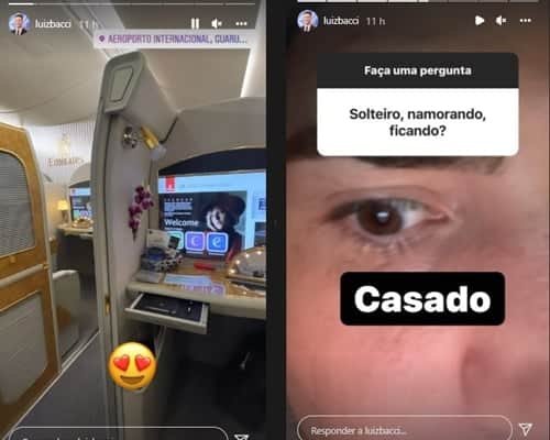 Luiz Bacci falou sobre sua vida íntima em viagem para fora do Brasil- Foto: Reprodução