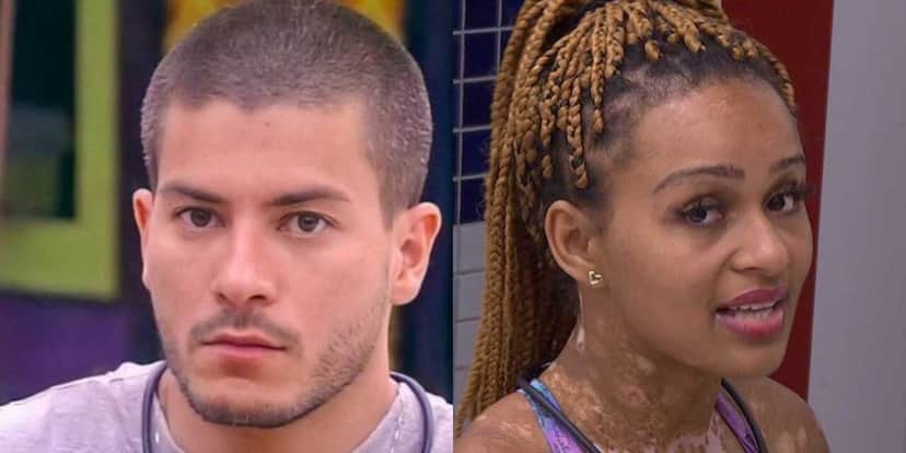 BBB22: Arthur Aguiar dispara falas machistas sobre Natália (Foto: Reprodução/Montagem) BBB22: Arthur Aguiar dispara falas machistas sobre Natália (Foto: Reprodução/Montagem)