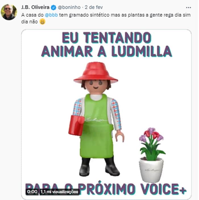 Boninho dá alfinetada em Brunna e Ludmilla no Twitter (Reprodução) Boninho dá alfinetada em Brunna e Ludmilla no Twitter (Reprodução)