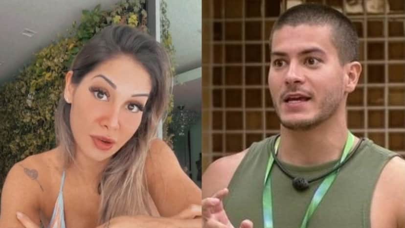 Maíra Cardi voltou a brincar com traições do marido (Foto: montagem) 