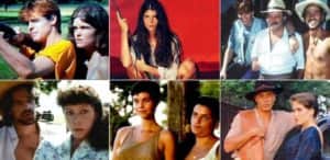 Personagens de 'Pantanal' em sua primeira versão na Globo (Foto: Reprodução / Internet) Personagens de 'Pantanal' em sua primeira versão na Globo (Foto: Reprodução / Internet)