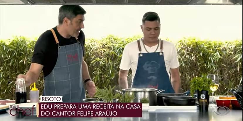 "Estou nervoso", Edu Guedes deixa estúdios do The Chef e assume programa fora da Band: "Eu parei" "Estou nervoso", Edu Guedes deixa estúdios do The Chef e assume programa fora da Band: "Eu parei"
