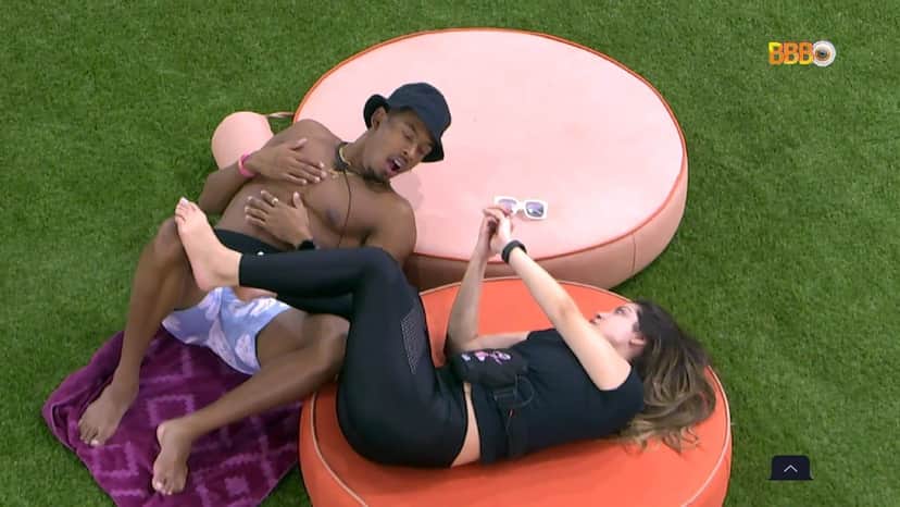 BBB22: Laís desabafa com Paulo André (Foto: Reprodução) BBB22: Laís desabafa com Paulo André (Foto: Reprodução)