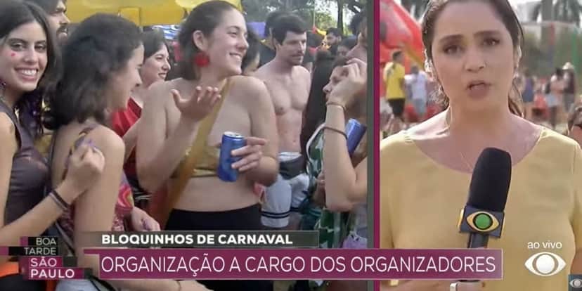 Adriana Araújo convoca repórter ao BTSP, é ignorada e derruba imagem de moça às pressas: "Dificuldade" Adriana Araújo convoca repórter ao BTSP, é ignorada e derruba imagem de moça às pressas: "Dificuldade"