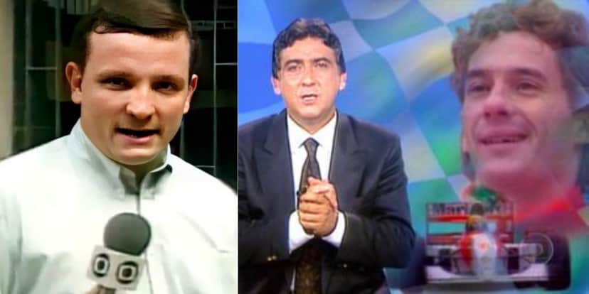 Além de Roberto Cabrini, toda a imprensa se comoveu com a morte de Ayrton Senna (Foto: Reprodução/TV Globo) Além de Roberto Cabrini, toda a imprensa se comoveu com a morte de Ayrton Senna (Foto: Reprodução/TV Globo)