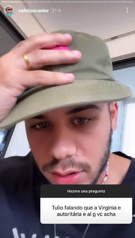 Zé Felipe voltou a surpreender e dessa vez por defender Virgínia Fonseca (Foto: Reprodução) Zé Felipe voltou a surpreender e dessa vez por defender Virgínia Fonseca (Foto: Reprodução)