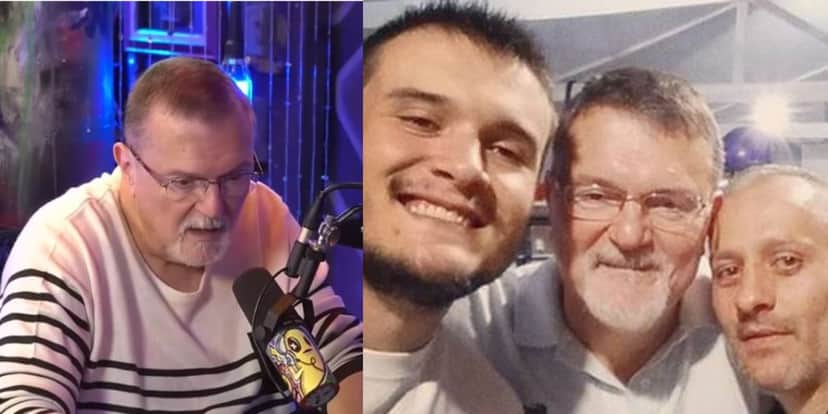 Chico Lang, que participou do "Inteligência Ltda.", com os filhos, Paulo e Pedro (Foto: Reprodução/YouTube/Instagram)