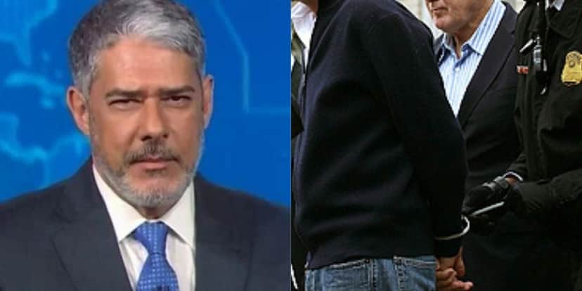 William Bonner fala sobre prisão de ator no "Jornal Nacional", da Globo (Reprodução) William Bonner fala sobre prisão de ator no "Jornal Nacional", da Globo (Reprodução)