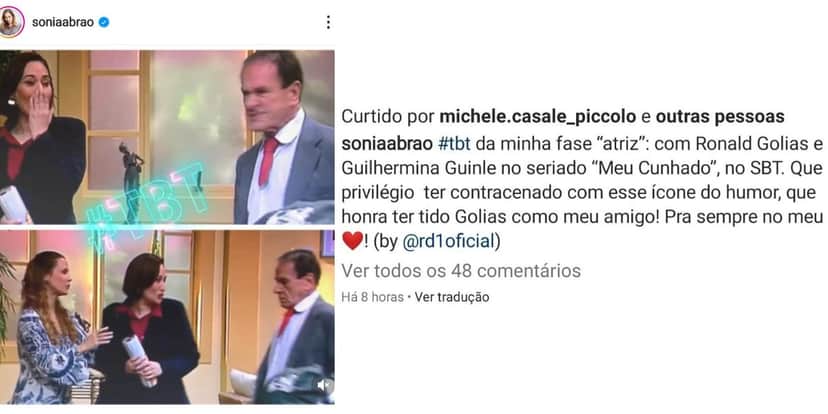 Sonia Abrão relembrando seus tempos de atriz (Foto/ Reprodução: Instagram) Sonia Abrão relembrando seus tempos de atriz (Foto/ Reprodução: Instagram)