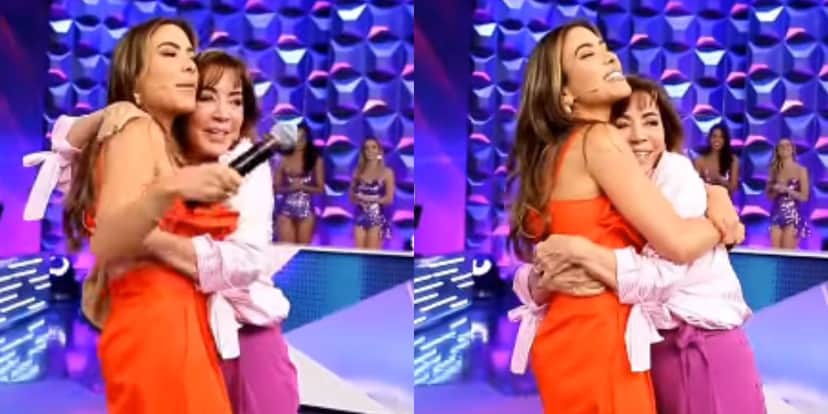 Íris Abravanel invade estúdios do SBT e faz surpresa especial para Patrícia Abravanel (Foto: Reprodução)