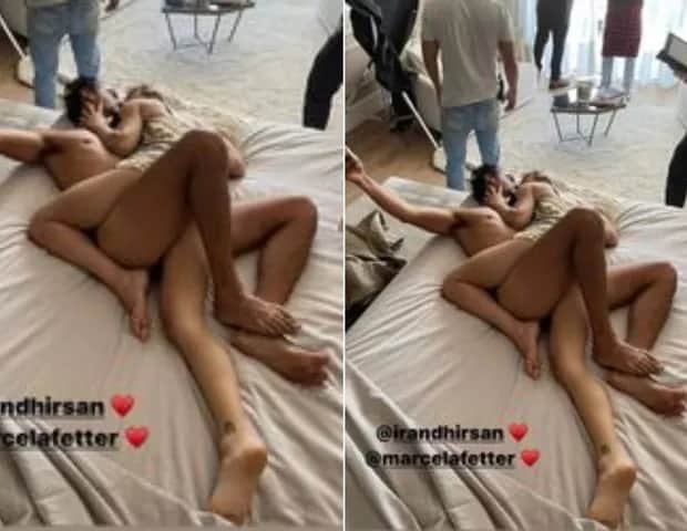 Irandhir Santos surgiu em foto na cama com atriz durante gravação de Pantanal (Imagem: Montagem) Irandhir Santos surgiu em foto na cama com atriz durante gravação de Pantanal (Imagem: Montagem)