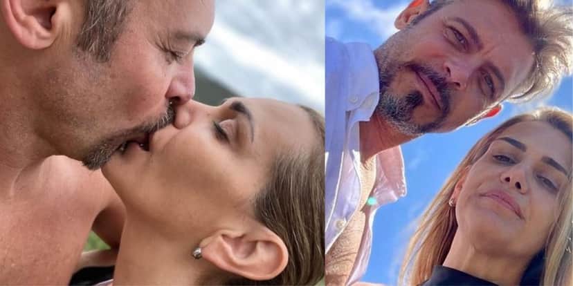 Luigi Baricelli dá beijão no seu amor e compartilha clique íntimo e ousado - Foro Reprodução Instagram Luigi Baricelli dá beijão no seu amor e compartilha clique íntimo e ousado - Foro Reprodução Instagram