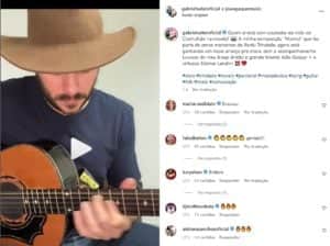 Após 'sumir' de Pantanal, intérprete de Trindade (Gabriel Sater) é perseguido pelo ‘cramulhão’ e incorpora o endiabrado em vídeo (Foto: Reprodução / Instagram) Após 'sumir' de Pantanal, intérprete de Trindade (Gabriel Sater) é perseguido pelo ‘cramulhão’ e incorpora o endiabrado em vídeo (Foto: Reprodução / Instagram)
