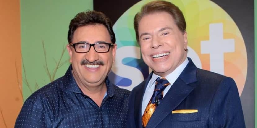 Ratinho ao lado de Silvio Santos (Foto: Divulgação) Ratinho ao lado de Silvio Santos (Foto: Divulgação)
