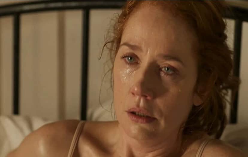 Irma (Camila Morgado) vai enfrentar momentos de terror para colocar o cramulhãozinho no mundo em Pantanal (Foto: Reprodução / Globo) Irma (Camila Morgado) vai enfrentar momentos de terror para colocar o cramulhãozinho no mundo em Pantanal (Foto: Reprodução / Globo)
