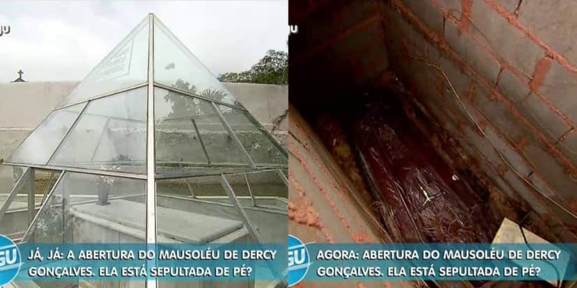 Túmulo de Dercy Gonçalves - Foto: Reprodução