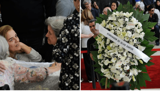 Sílvio Santos surpreende a todos com atitude durante velório de Rolando Boldrin e família fica emocionada - Foto Reprodução Sílvio Santos surpreende a todos com atitude durante velório de Rolando Boldrin e família fica emocionada - Foto Reprodução