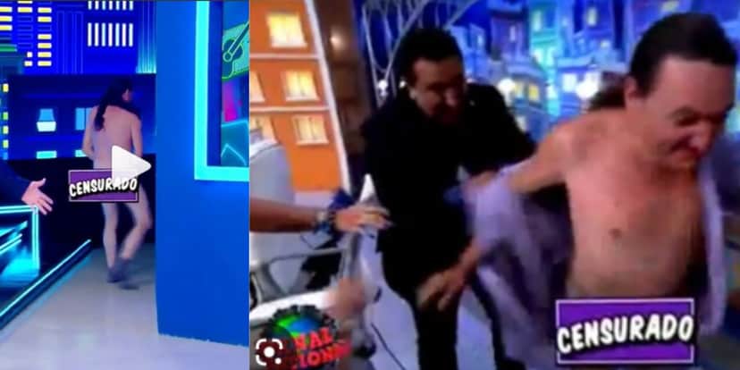 Marquito escandaliza no programa do Ratinho, tira a roupa no meio do palco e fica completamente nu no SBT Marquito escandaliza no programa do Ratinho, tira a roupa no meio do palco e fica completamente nu no SBT