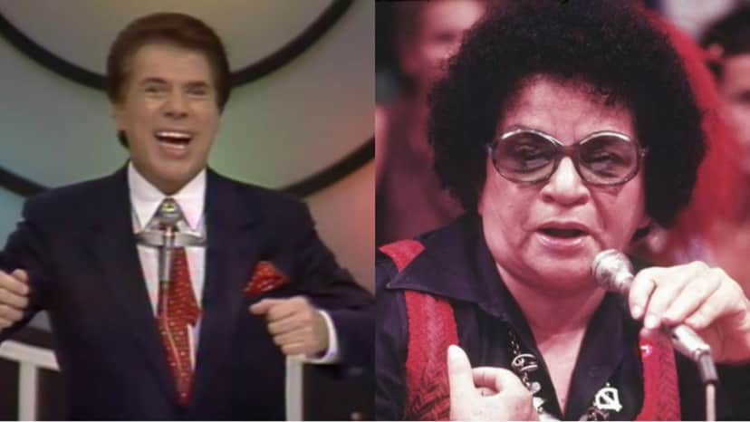 Aracy de Almeida e Silvio Santos no SBT (Foto: Montagem) Aracy de Almeida e Silvio Santos no SBT (Foto: Montagem)