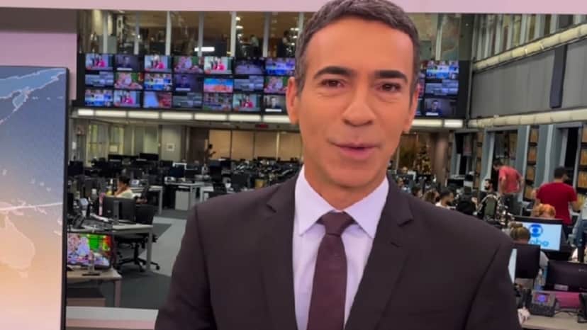 César Tralli no Jornal Hoje César Tralli no Jornal Hoje