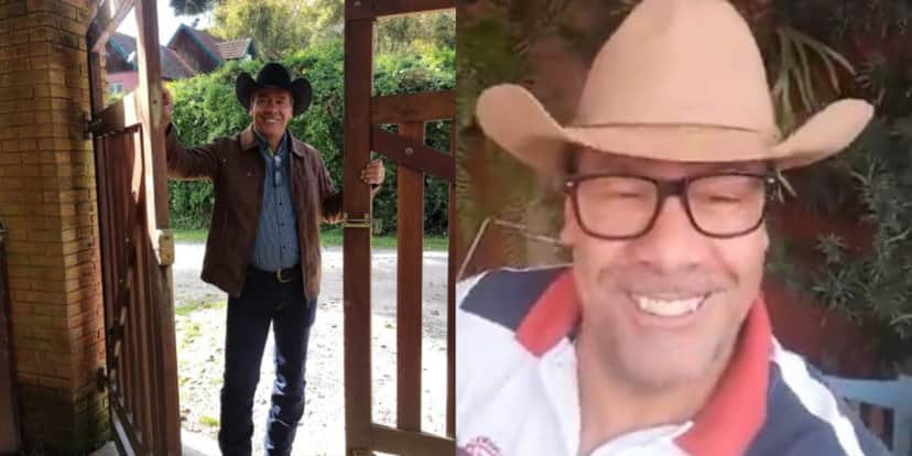 Cowboy, campeão do BBB 2, atualmente - Foto: Reprodução Cowboy, campeão do BBB 2, atualmente - Foto: Reprodução