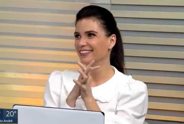 A apresentadora Ana Paula Araújo deixa colega constrangida com o que diz e jornalista respondeu - Foto Reprodução A apresentadora Ana Paula Araújo deixa colega constrangida com o que diz e jornalista respondeu - Foto Reprodução