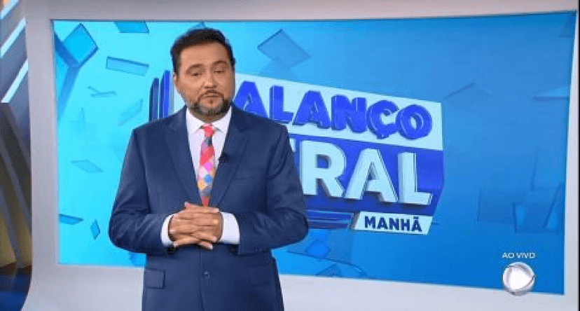 Geraldo Luís sob comando do 'Balanço Geral' (Foto: Divulgação) Geraldo Luís sob comando do 'Balanço Geral' (Foto: Divulgação)